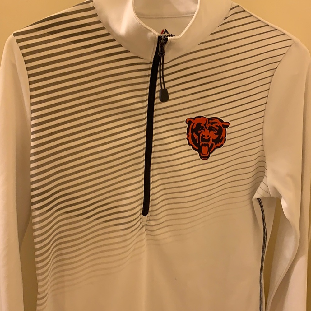 Chicago Bears half zip  shirt